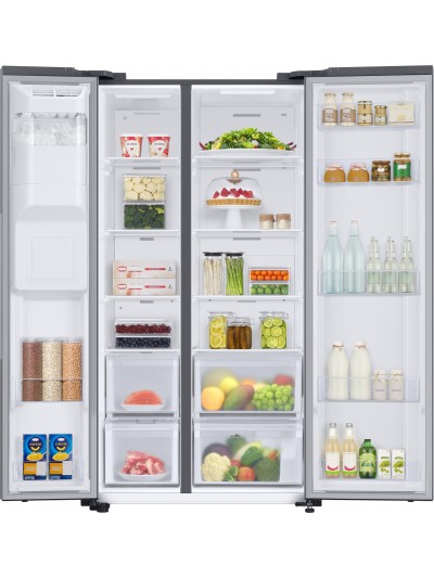 Samsung RS6JA8810S9 EG Side-by-Side Kühlkombination Freistehend 634 l F Edelstahl